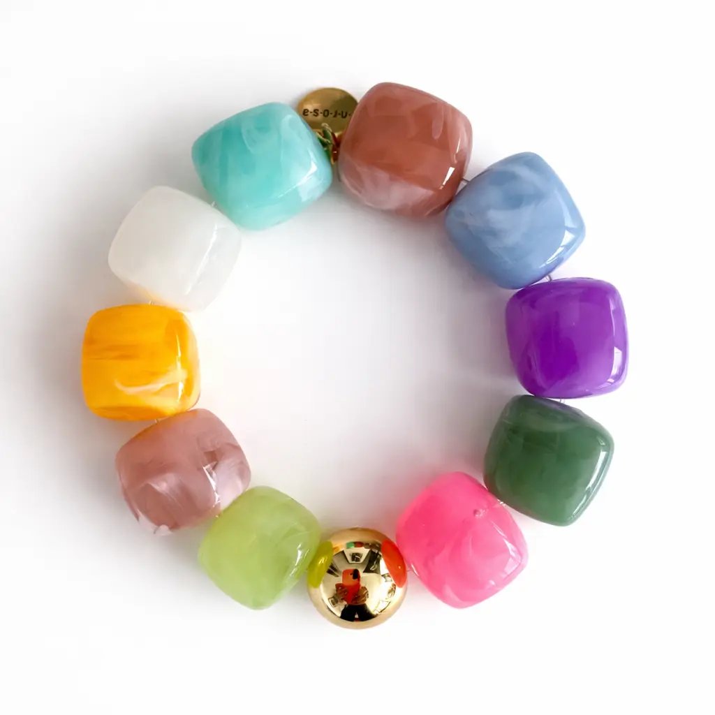 inrosa Armband Modell 'Karo' bunt