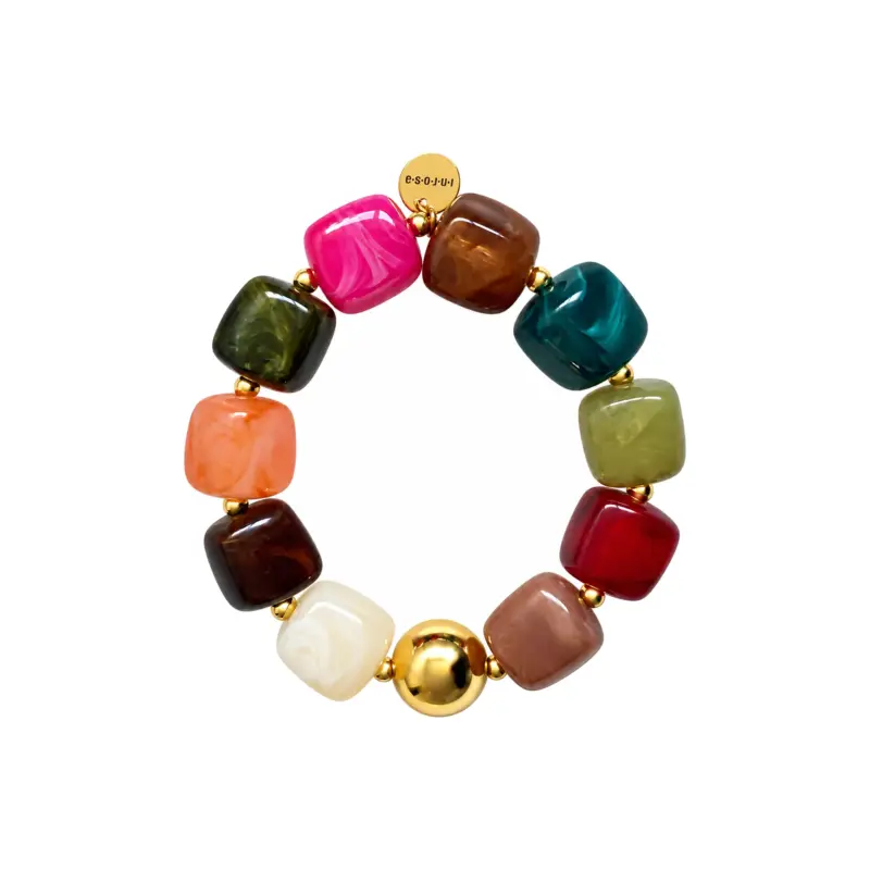inrosa Armband Modell 'Karo' bunt