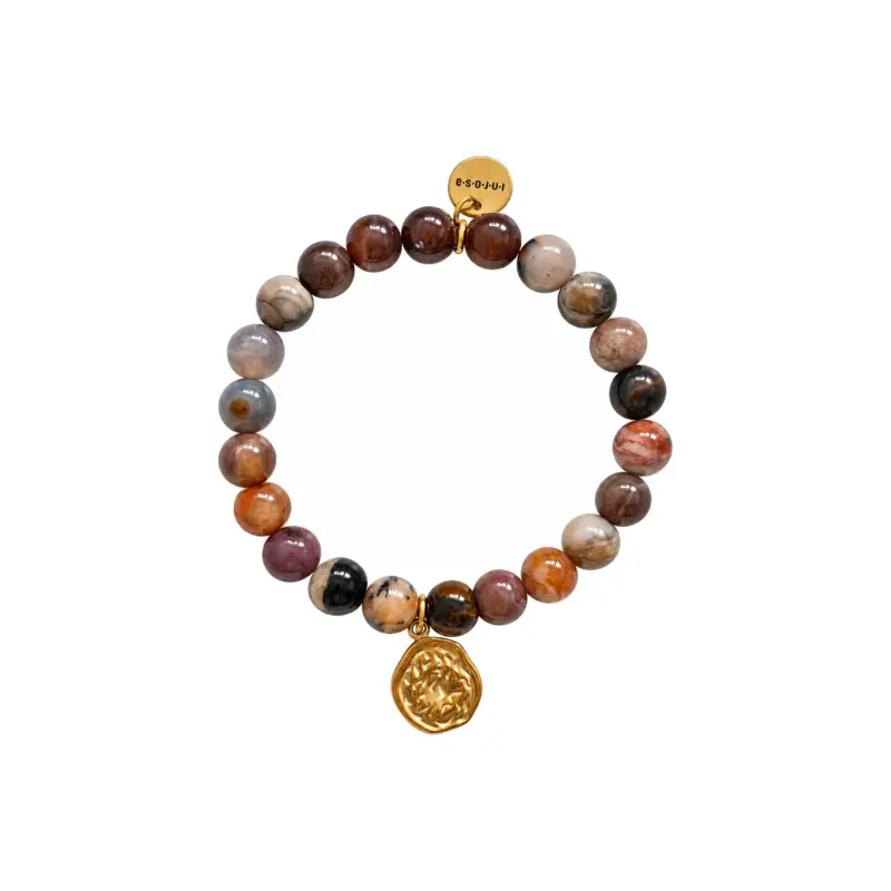 inrosa Edelsteinarmband Modell 'Laia' braun