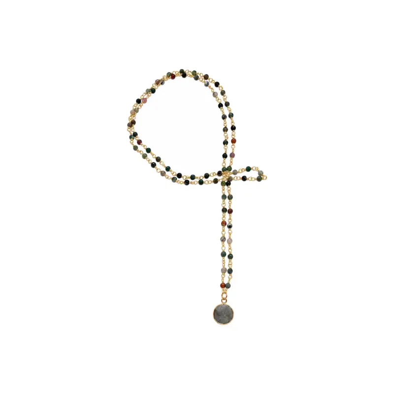 inrosa Kette Modell 'Sole' grün/braun